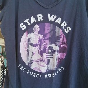 Two Star Wars plus size shirts